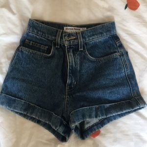 American Apparel high waisted shorts